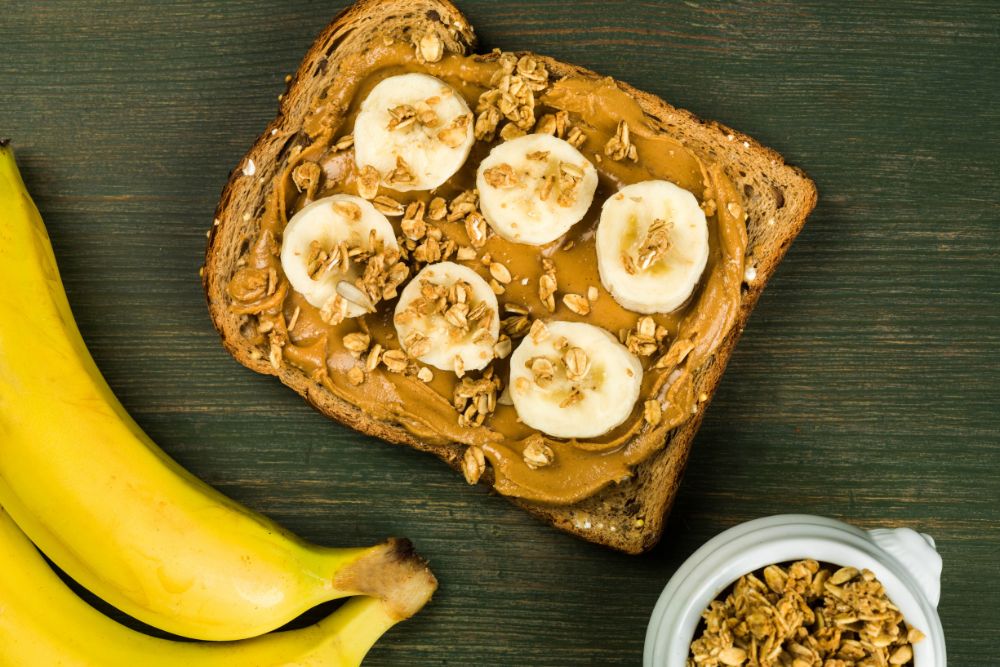 Peanut Butter Banana Toast—A Quick Snack!